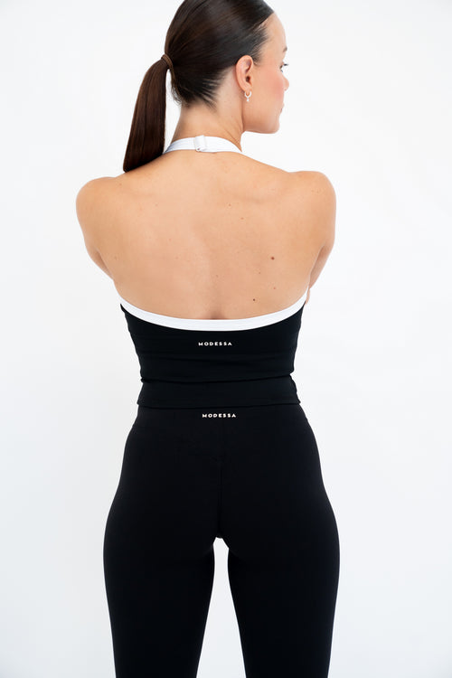 LUXE CONTRAST HALTER